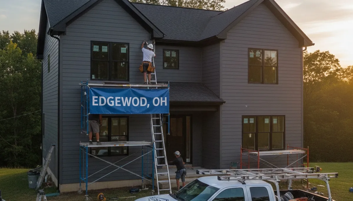 Professional vinyl siding installation in Cincinnati, Ohio homes
