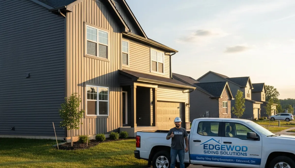 Professional vinyl siding installation on home exterior in Cincinnati, Ohio