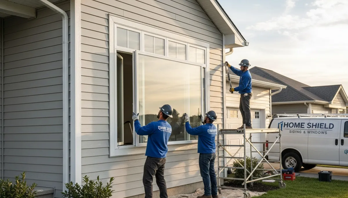 Professional window installation and vinyl siding in Cincinnati, OH by Next Level Exteriors